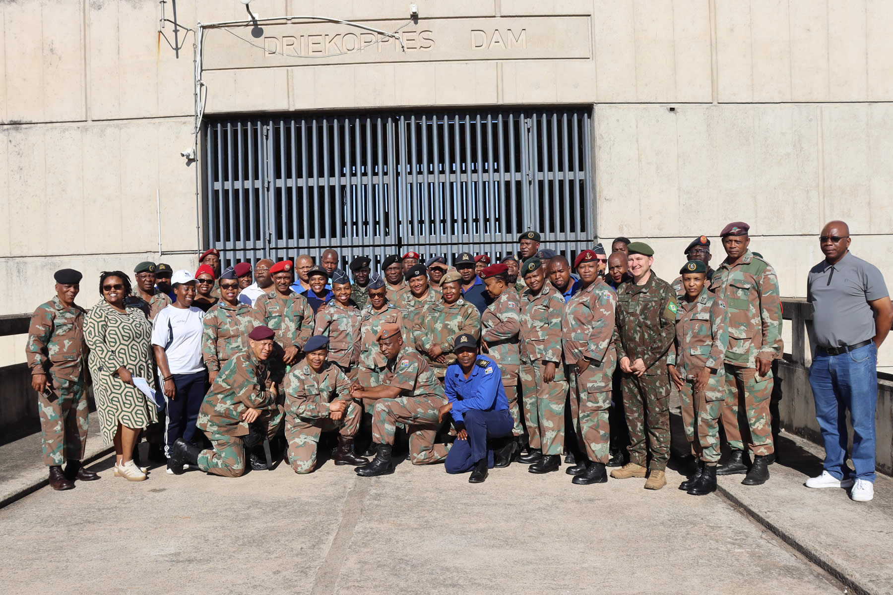 KOBWA Welcomes South African National Defence Force Delegates for Learning Visit