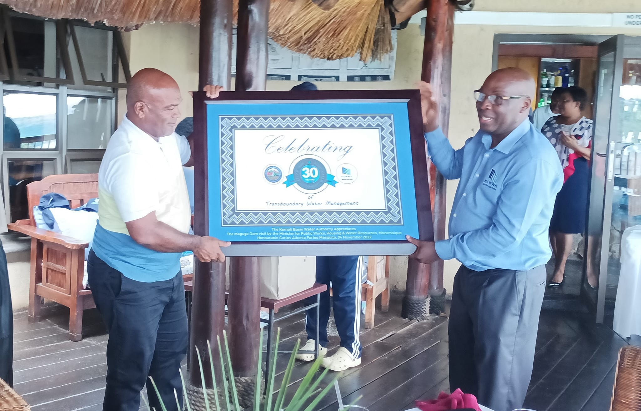 KOBWA hosts Ministers for a tour of water projects within the Komati and Mbuluzi River Basins